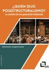 QUIEN DIJO ESTRUCTURALISMO
