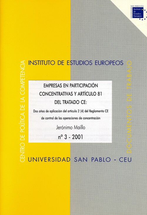 EMPRESAS EN PARTICIPACION CONCENTRATIVAS Y ARTICULO 81 DEL T