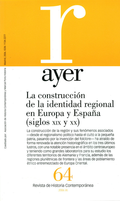 CONSTRUCCION DE LA IDENTIDAD REGIONAL EN EUROPA Y ESPA�A