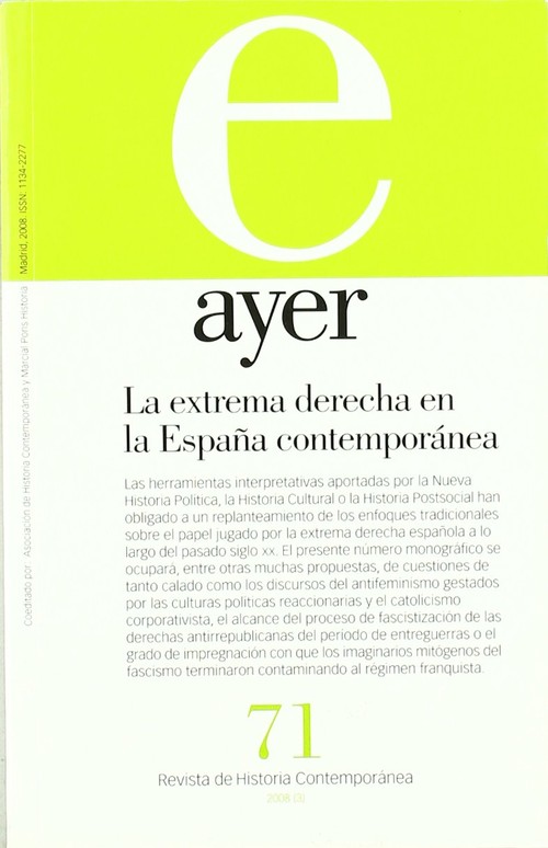EXTREMA DERECHA EN LA ESPAA CONTEMPORANEA, LA