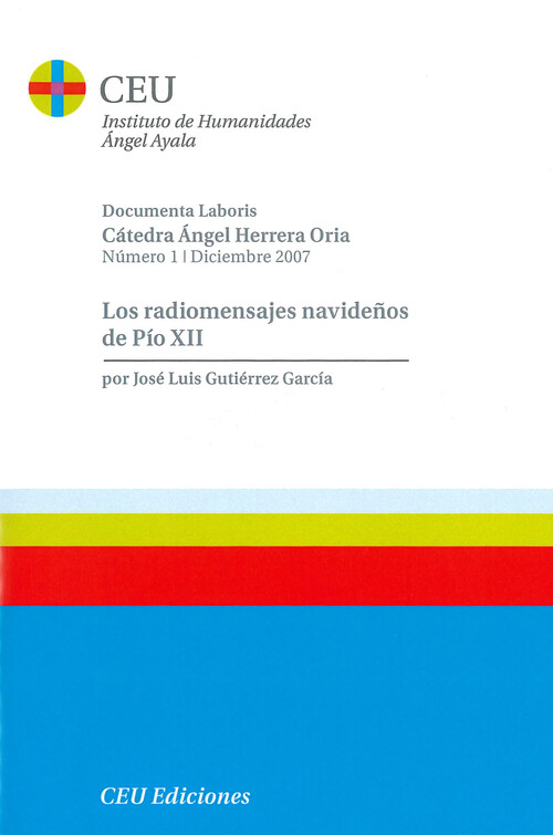 RADIOMENSAJES NAVIDE�OS DE PIO XII, LOS