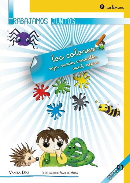 TRABAJAMOS JUNTOS LOS COLORES ROJO,VERDE,AMARILLO,AZUL,NEGR