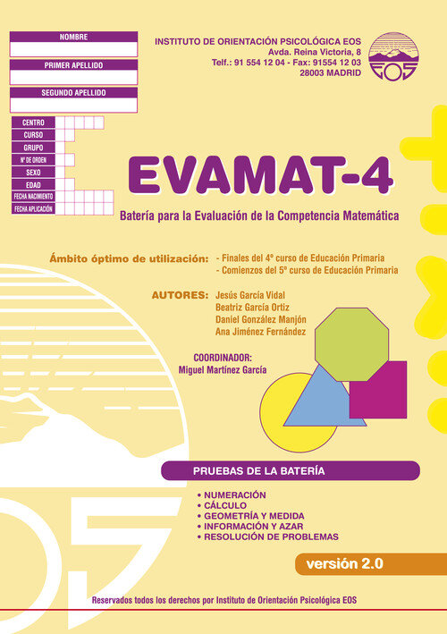EVAMAT 4-10 CUADERNILLOS