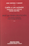 CARTA A UN ALEMAN