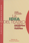 IDEA DEL TEATRO Y OTROS ESCR.SOBRE TEATR