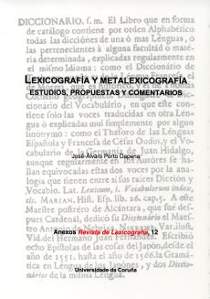 LEXICOGRAFIA Y METALEXICOGRAFIA. ESTUDIOS, PROPUESTAS Y COME