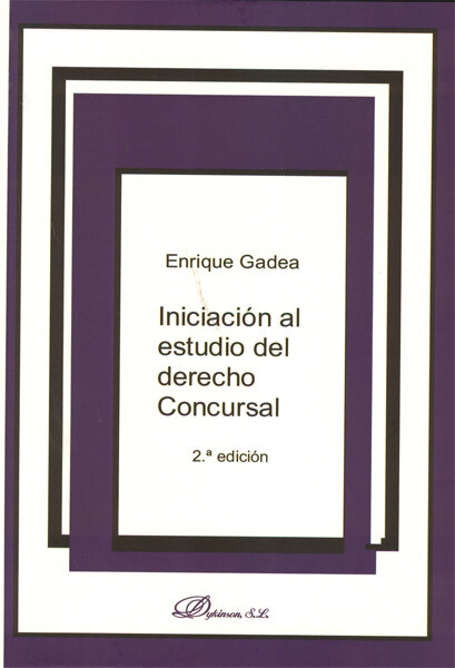 INICIACION AL ESTUDIO DEL DERECHO CONCURSAL