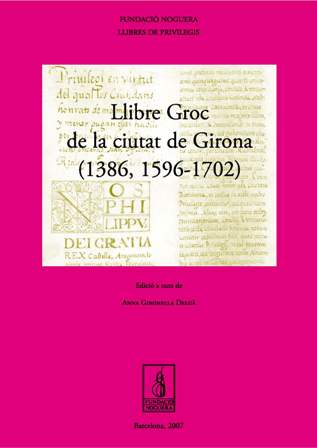 LLIBRE GROC DE LA CIUTAT DE GIRONA