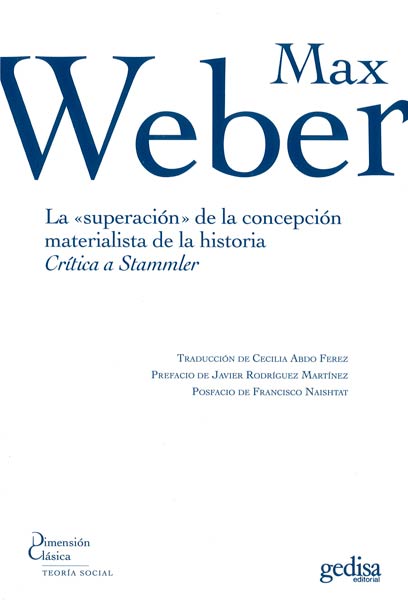 SUPERACION DE LA CONCEPCION MATERIALISTA DE LA HISTORIA, LA