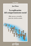 EXPLICACION DEL COMPORTAMIENTO SOCIAL