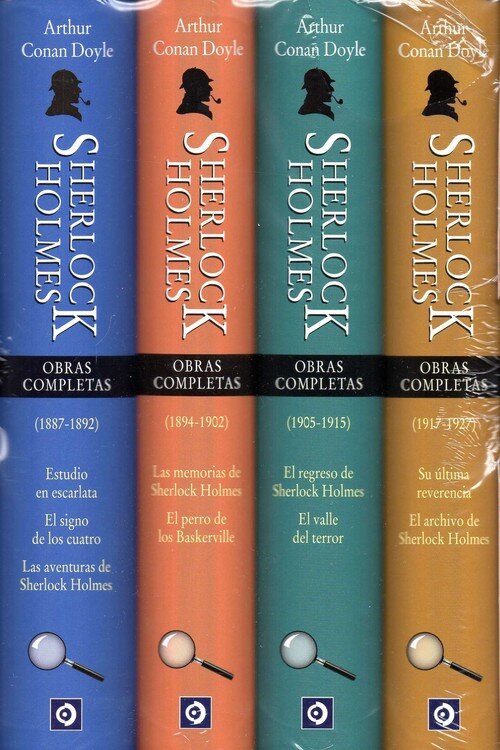 SHERLOCK HOLMES - O. COMPLETA- 4 VOLUMENES