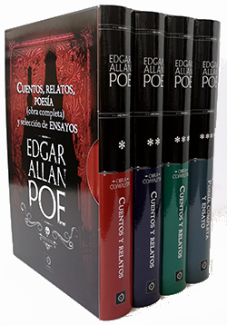 EDGAR ALLAN POE - O. COMPLETA- 4 VOLUMENES