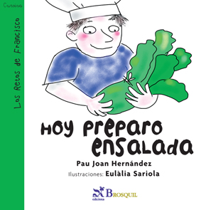 HOY PREPARO ENSALADA-CURSIVA