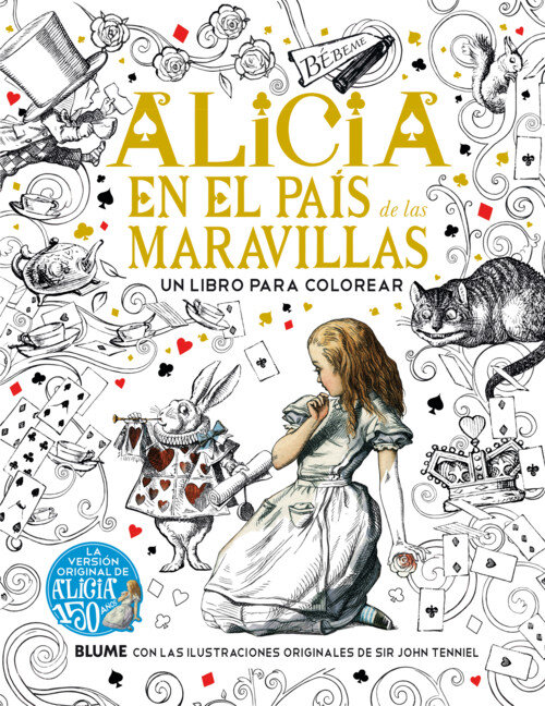 ALICIA EN EL PAIS DE LAS MARAVILLAS COLOREAR