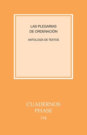 PLEGARIAS DE ORDENACION