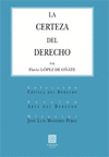 CERTEZA DEL DERECHO,LA