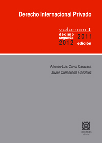 DERECHO INTERNACIONAL PRIVADO I-12 EDICION