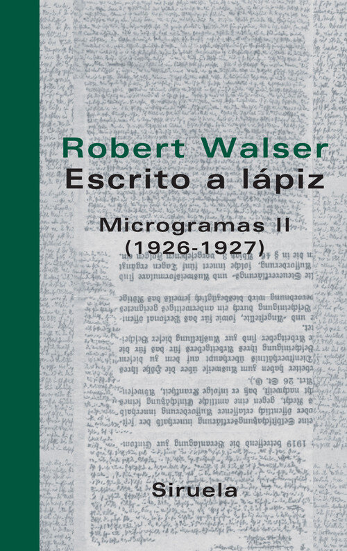 ESCRITO A LAPIZ MICROGRAMAS VOL.II 1926-1927