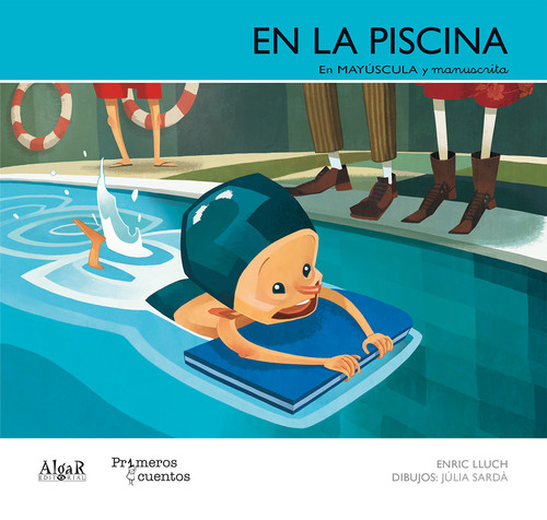 EN LA PISCINA-MAYUSCULA Y MANUSCRITA