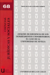 ANALISIS DE EFICIENCIA DE LOS DEPARTAMENTOS UNIVERSITARIOS.