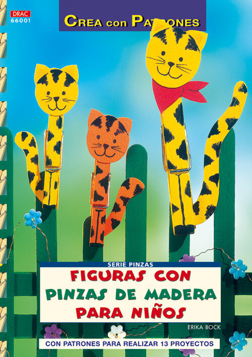 FIGURAS CON PINZAS DE MADERA PARA NIOS