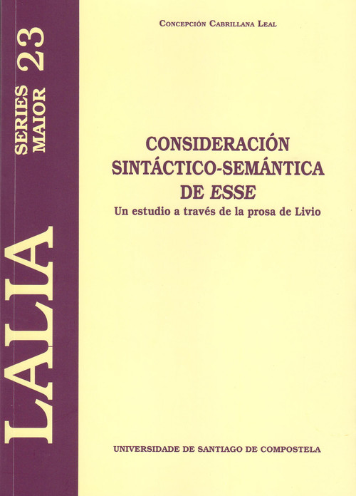 LM/23-CONSIDERACION SINTATICO-SEMANTICA DE ESSE