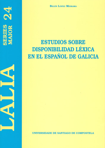 LM/24-ESTUDIOS SOBRE DISPONIBILIDAD LEXICA EN EL ESPA�OL DE
