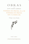 O.C. JUAN RAMON JIMENEZ POEMAS EN PROSA II & III