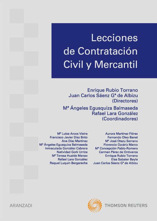 LECCIONES DE CONTRATACION CIVIL Y MERCANTIL