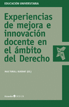 EXPERIENCIAS DE MEJORA E INNOVACION DOCENTE EN AMBITO DERECH