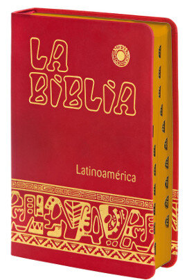 BIBLIA LATINOAMERICA [LETRA GRANDE] SIMIL-PIEL ROJA