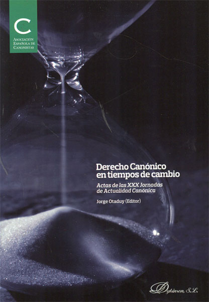 DERECHO CANONICO EN TIEMPOS DE CAMBIO (30 JORNADA. 7-9 DE AB