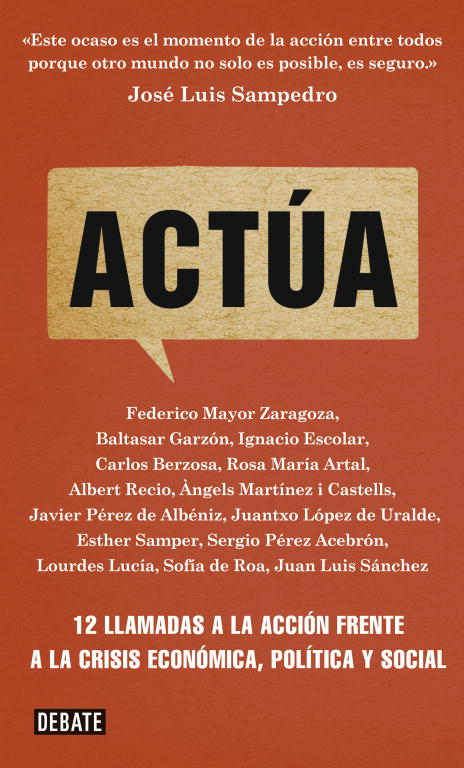 ACTUA.12 LLAMADAS DE ATENCION FRENTE A LA CRISIS ECONOMICA