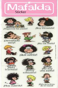 PACK STICKERS MAFALDA 1 - 6 COPIAS
