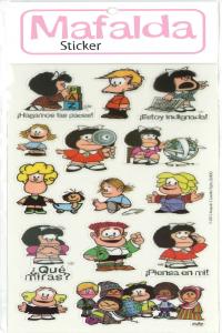 PACK STICKERS MAFALDA 2 - 6 COPIAS