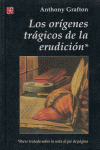 ORIGENES TRAGICOS DE LA ERUDICION