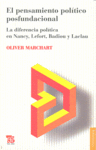 PENSAMIENTO POLITICO POSFUNDACIONAL