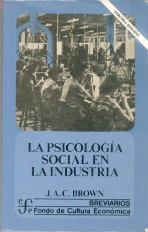 PSICOLOGIA SOCIAL EN INDUSTRIA