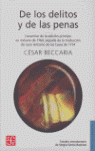 DE LOS DELITOS Y DE LAS PENAS