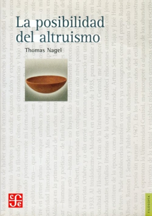 POSIBILIDAD DEL ALTRUISMO,LA