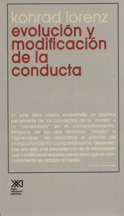 EVOLUCION Y MODIFICACION DE LA CONDUCTA