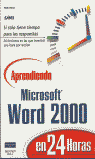 APRENDIENDO M.WORD 2000 EN 24 HORAS