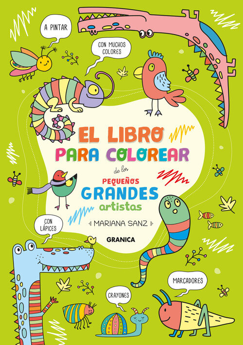 LIBRO PARA COLOREAR DE LOS PEQUE�OS GRANDES ARTISTAS
