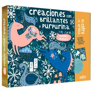 CREACIONES CON BRILLANTES Y PURPURINAS. MUNDO MAGICO