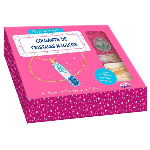 COLGANTE DE CRISTALES MAGICOS. MIS PRIMERAS JOYAS