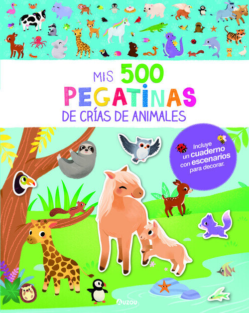 MIS 500 PEGATINAS DE CRIAS DE ANIMALES