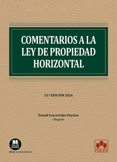 COMENTARIOS A LA LEY DE PROPIEDAD HORIZONTAL