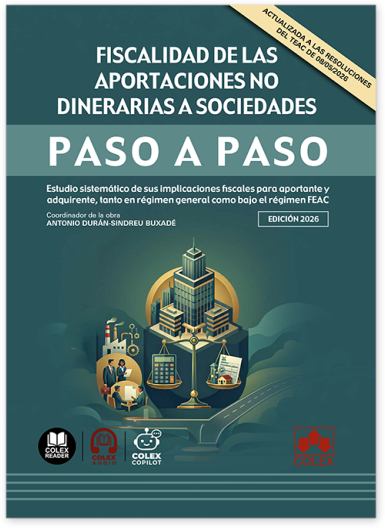 FISCALIDAD DE LAS APORTACIONES NO DINERARIAS A SOCIEDADES