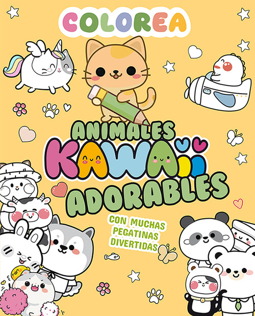COLOREA KAWAII ANIMALES ADORABLES