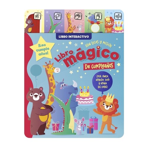 LIBRO MAGICO DE CUMPLEA�OS CON LUCES Y SONIDO